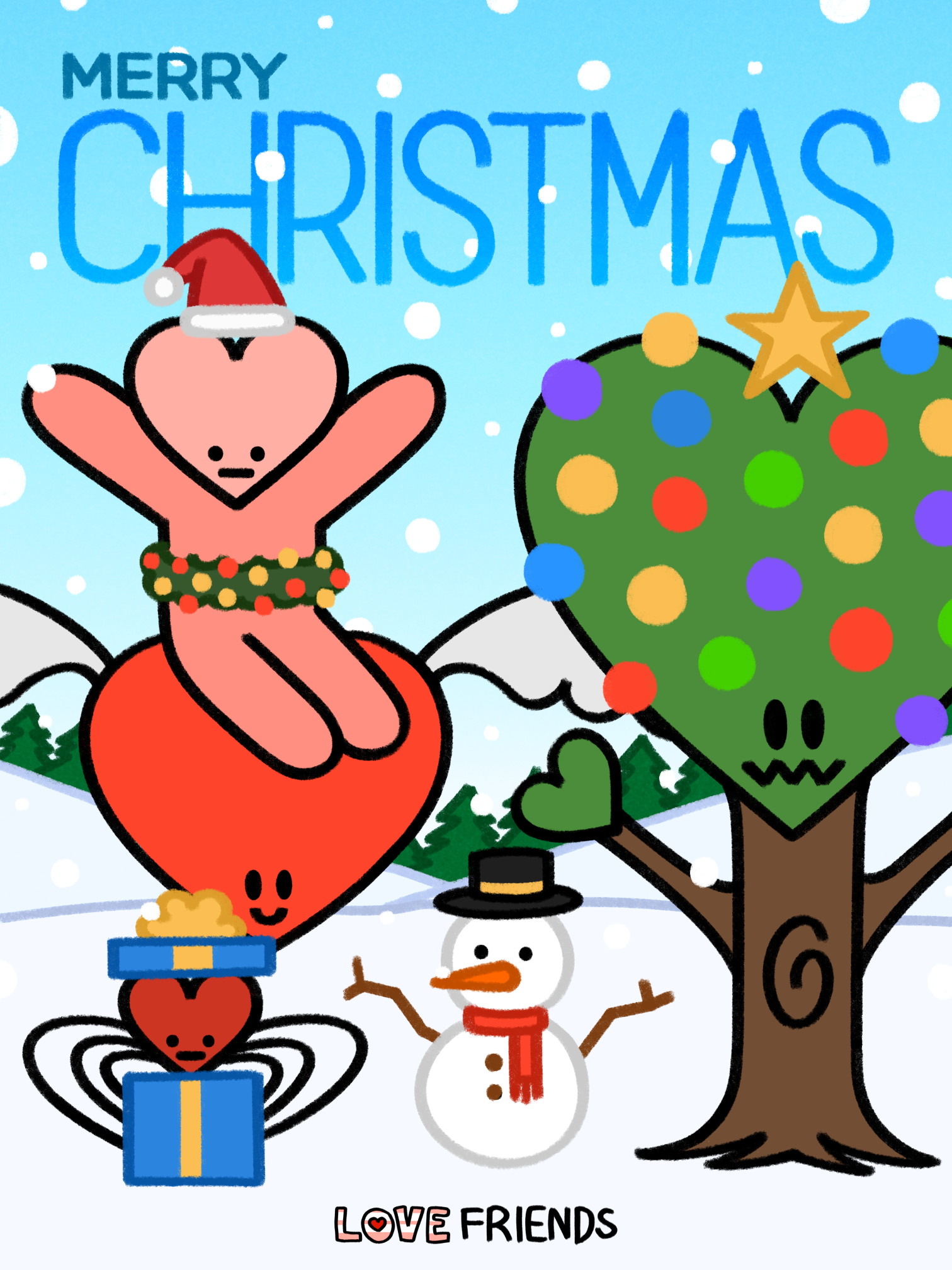 Merry Christmas and Happy Holidays from Love Friends!