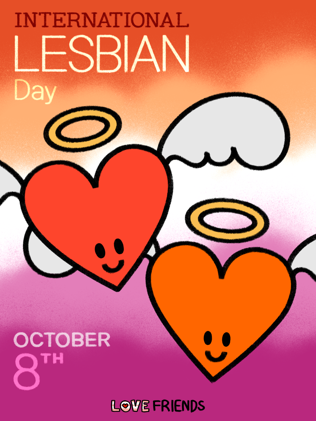 Happy International Lesbian Day with Angela & Yves