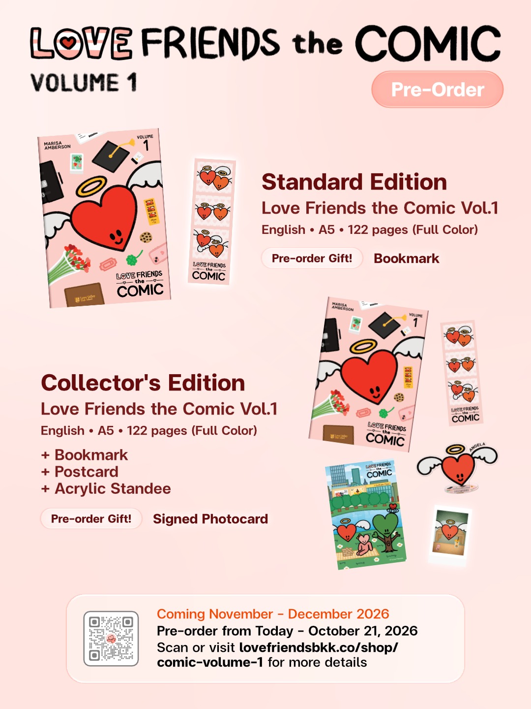 Love Friends the Comic Volume 1 now available for pre-order!